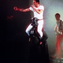 Freddie at Darth Vader - The Game Tour